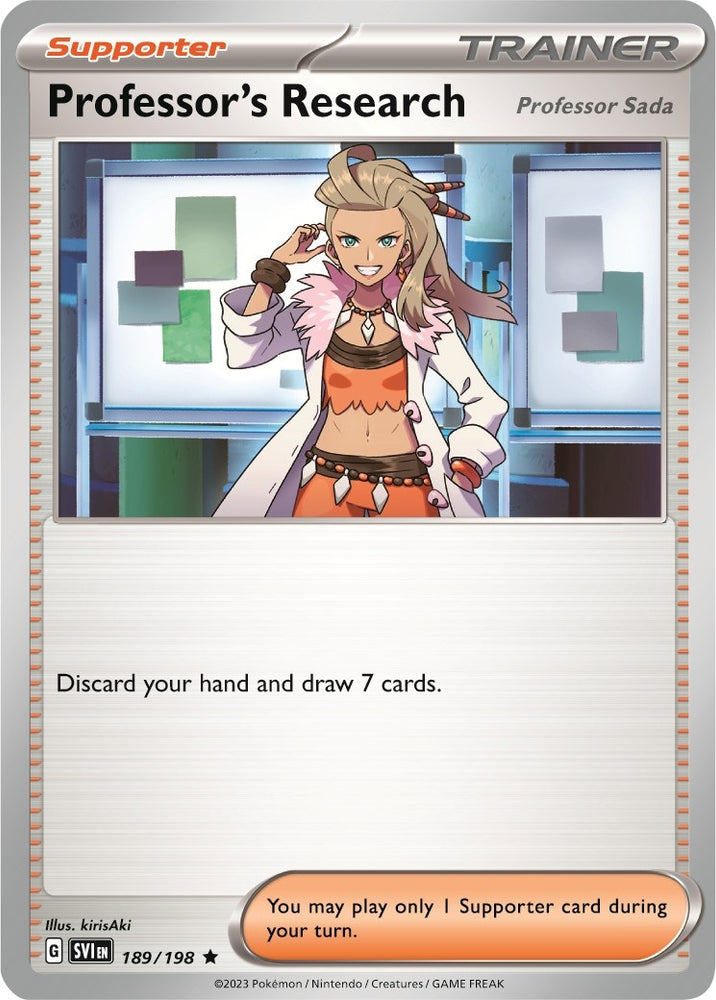Image for Professor's Research (189/198) - Pokemon