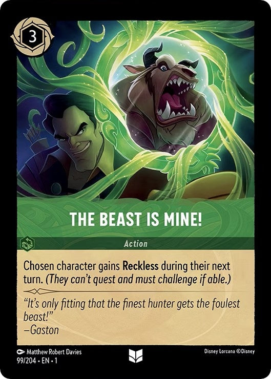 Image for The Beast is Mine! (99/204) - Disney Lorcana