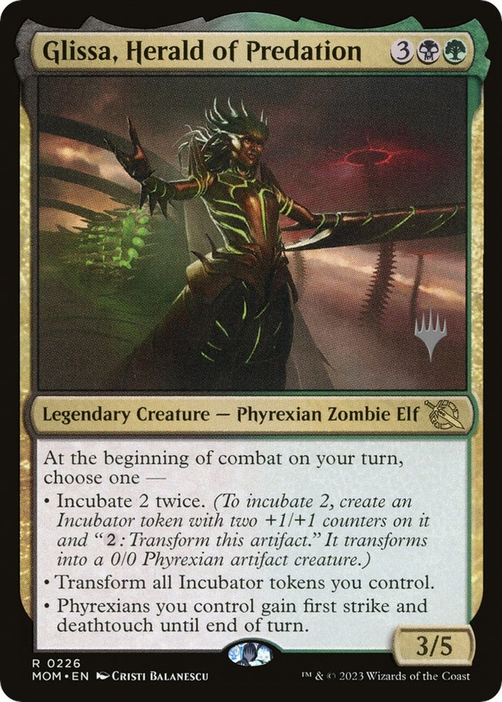 Image for Glissa, Herald of Predation (226) [Promo Pack: March of the Machine]