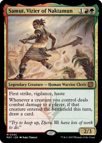 Image for Samut, Vizier of Naktamun (45) [March of the Machine: The Aftermath]