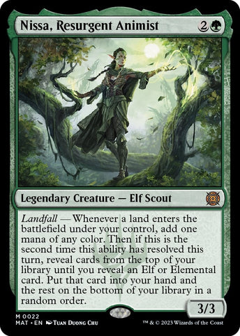 Image for Nissa, Resurgent Animist (22) [March of the Machine: The Aftermath]