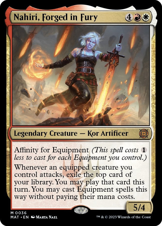 Image for Nahiri, Forged in Fury (36) [March of the Machine: The Aftermath]