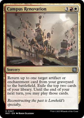 Image for Campus Renovation (27) [March of the Machine: The Aftermath]