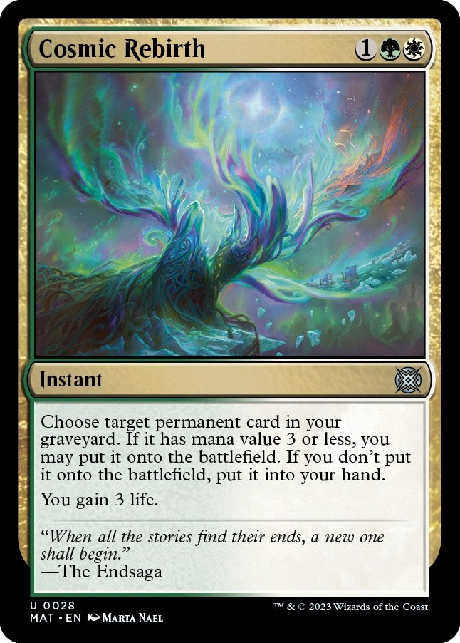 Image for Cosmic Rebirth (28) [March of the Machine: The Aftermath]