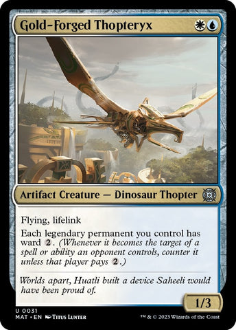 Image for Gold-Forged Thopteryx (31) [March of the Machine: The Aftermath]