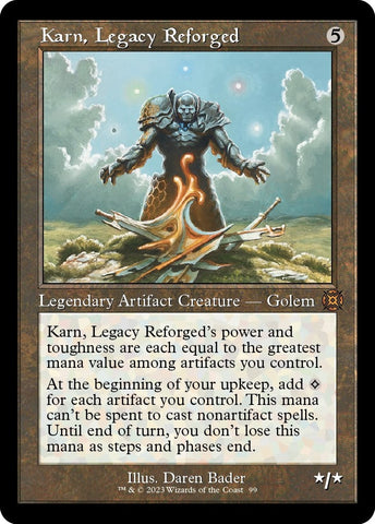 Image for Karn, Legacy Reforged (Retro Frame) (99) [March of the Machine: The Aftermath]