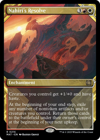 Image for Nahiri's Resolve (Halo Foil) (216) [March of the Machine: The Aftermath]