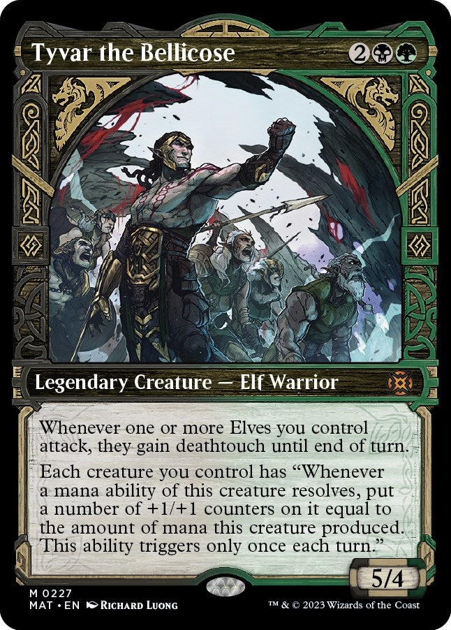 Image for Tyvar the Bellicose (Halo Foil) (227) [March of the Machine: The Aftermath]