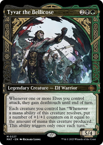 Image for Tyvar the Bellicose (Halo Foil) (227) [March of the Machine: The Aftermath]