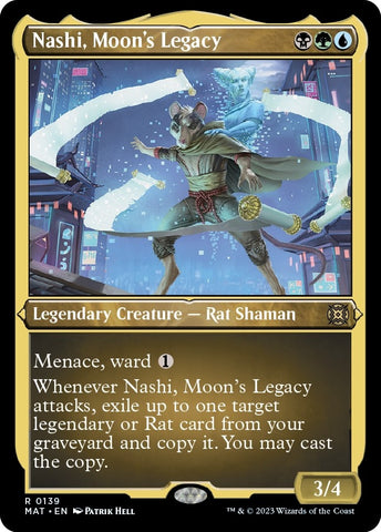 Image for Nashi, Moon's Legacy (Foil Etched) (139) [March of the Machine: The Aftermath]