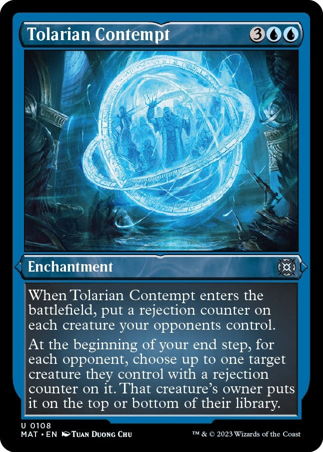 Image for Tolarian Contempt (Foil Etched) (108) [March of the Machine: The Aftermath]