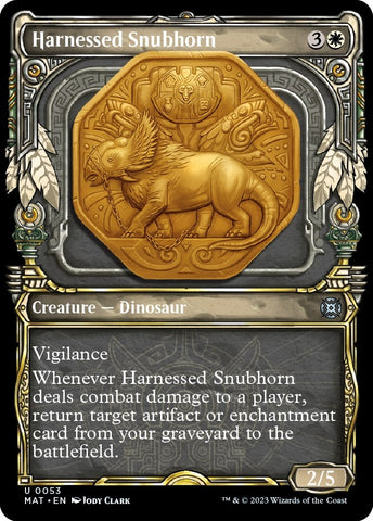 Image for Harnessed Snubhorn (Showcase) (53) [March of the Machine: The Aftermath]