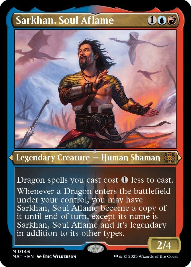 Image for Sarkhan, Soul Aflame (Foil Etched) (146) [March of the Machine: The Aftermath]