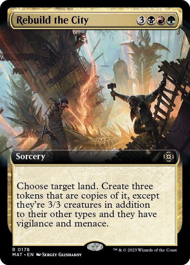 Image for Rebuild the City (Extended Art) (178) [March of the Machine: The Aftermath]