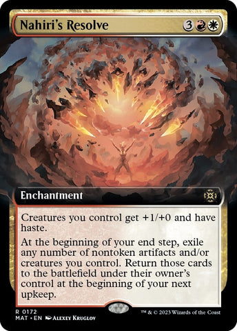 Image for Nahiri's Resolve (Extended Art) (172) [March of the Machine: The Aftermath]