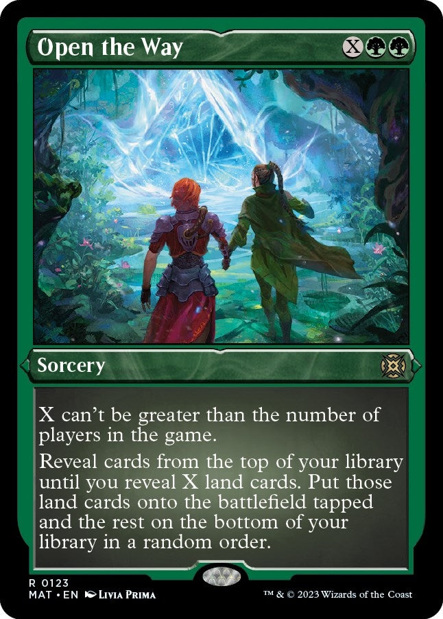 Image for Open the Way (Foil Etched) (123) [March of the Machine: The Aftermath]
