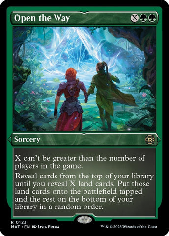 Image for Open the Way (Foil Etched) (123) [March of the Machine: The Aftermath]