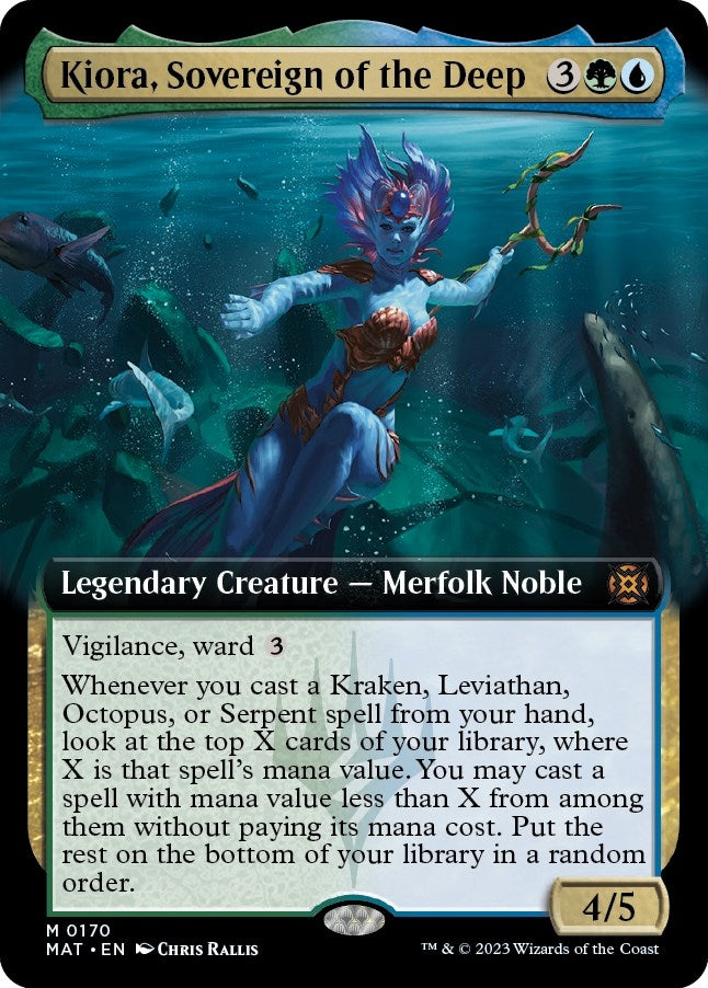Image for Kiora, Sovereign of the Deep (Extended Art) (170) [March of the Machine: The Aftermath]