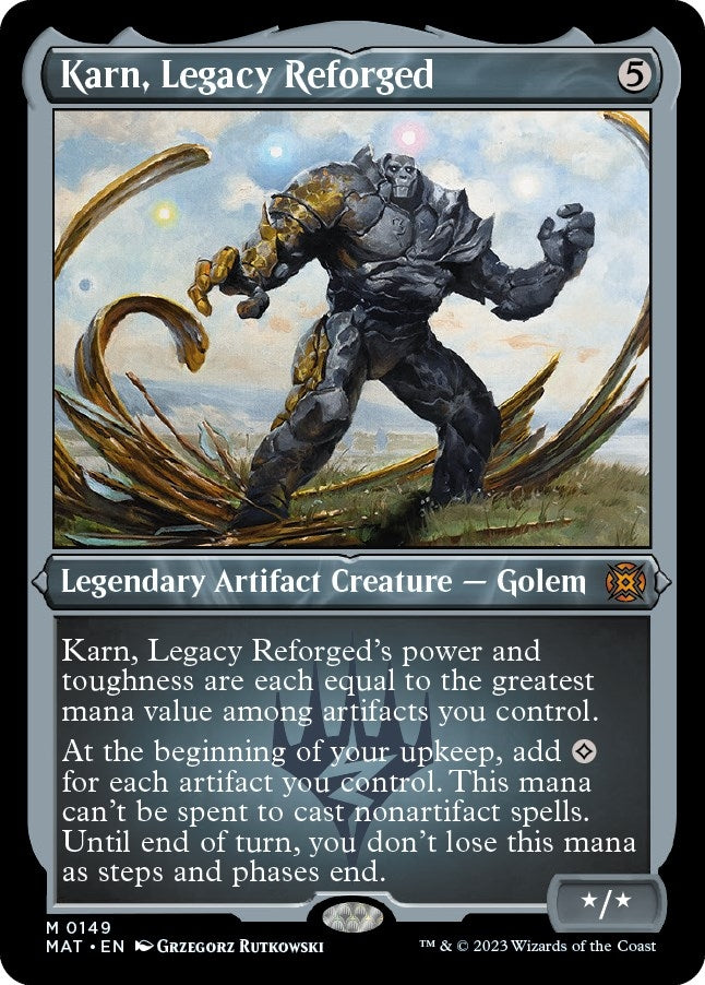 Image for Karn, Legacy Reforged (Foil Etched) (149) [March of the Machine: The Aftermath]