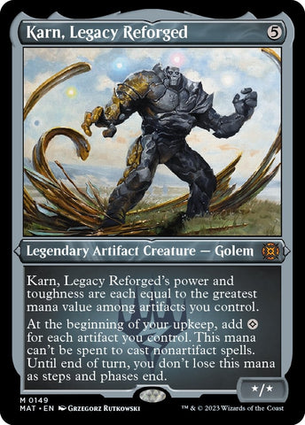 Image for Karn, Legacy Reforged (Foil Etched) (149) [March of the Machine: The Aftermath]