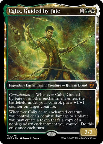 Image for Calix, Guided by Fate (Showcase) (76) [March of the Machine: The Aftermath]