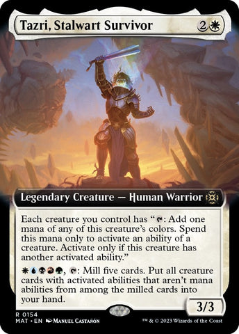 Image for Tazri, Stalwart Survivor (Extended Art) (154) [March of the Machine: The Aftermath]