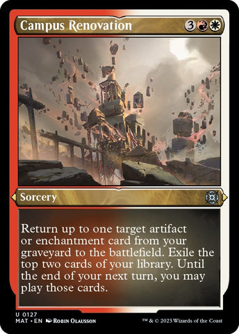 Image for Campus Renovation (Foil Etched) (127) [March of the Machine: The Aftermath]