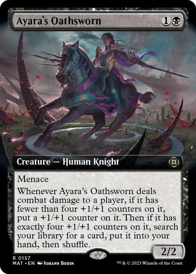 Image for Ayara's Oathsworn (Extended Art) (157) [March of the Machine: The Aftermath]