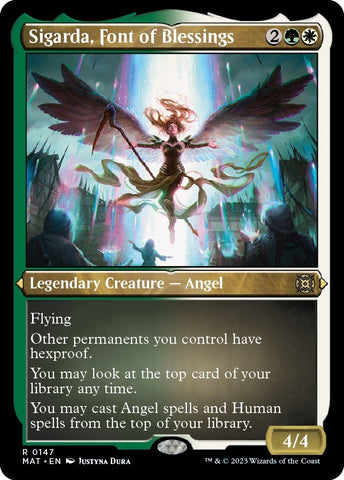 Image for Sigarda, Font of Blessings (Foil Etched) (147) [March of the Machine: The Aftermath]
