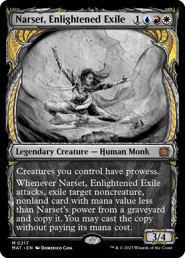 Image for Narset, Enlightened Exile (Halo Foil) (217) [March of the Machine: The Aftermath]