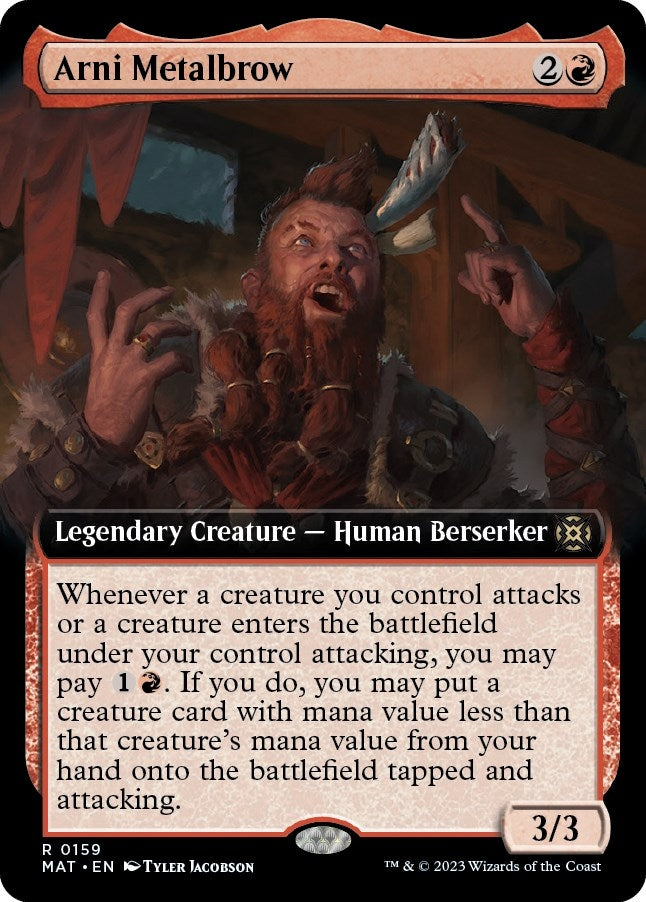 Image for Arni Metalbrow (Extended Art) (159) [March of the Machine: The Aftermath]