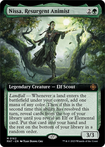 Image for Nissa, Resurgent Animist (Extended Art) (162) [March of the Machine: The Aftermath]