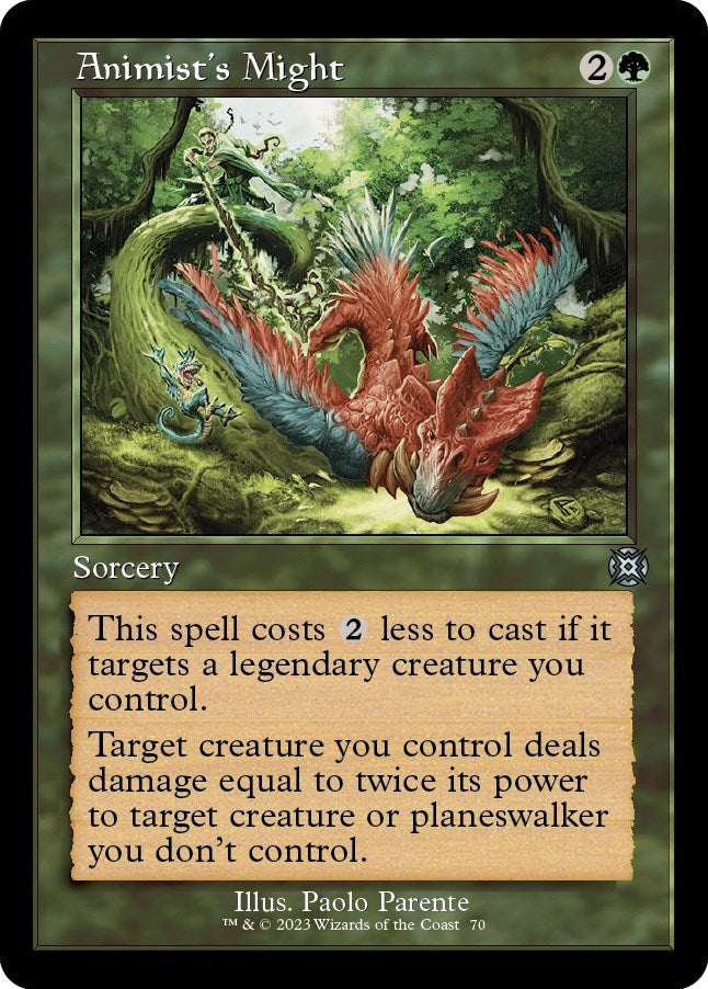 Image for Animist's Might (Retro Frame) (70) [March of the Machine: The Aftermath]