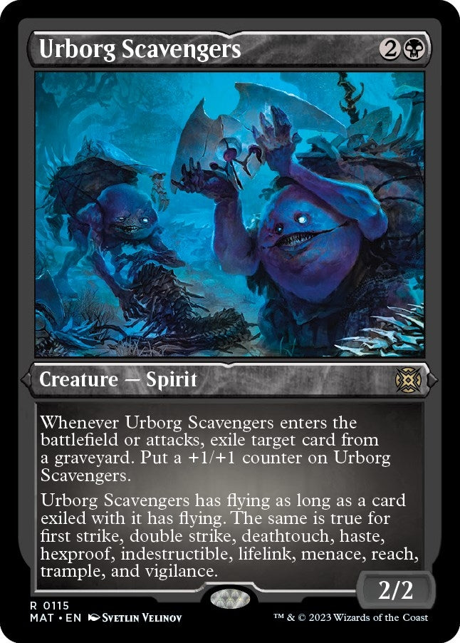 Image for Urborg Scavengers (Foil Etched) (115) [March of the Machine: The Aftermath]