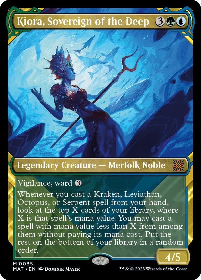 Image for Kiora, Sovereign of the Deep (Showcase) (85) [March of the Machine: The Aftermath]