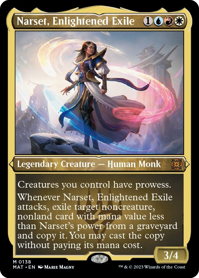 Image for Narset, Enlightened Exile (Foil Etched) (138) [March of the Machine: The Aftermath]