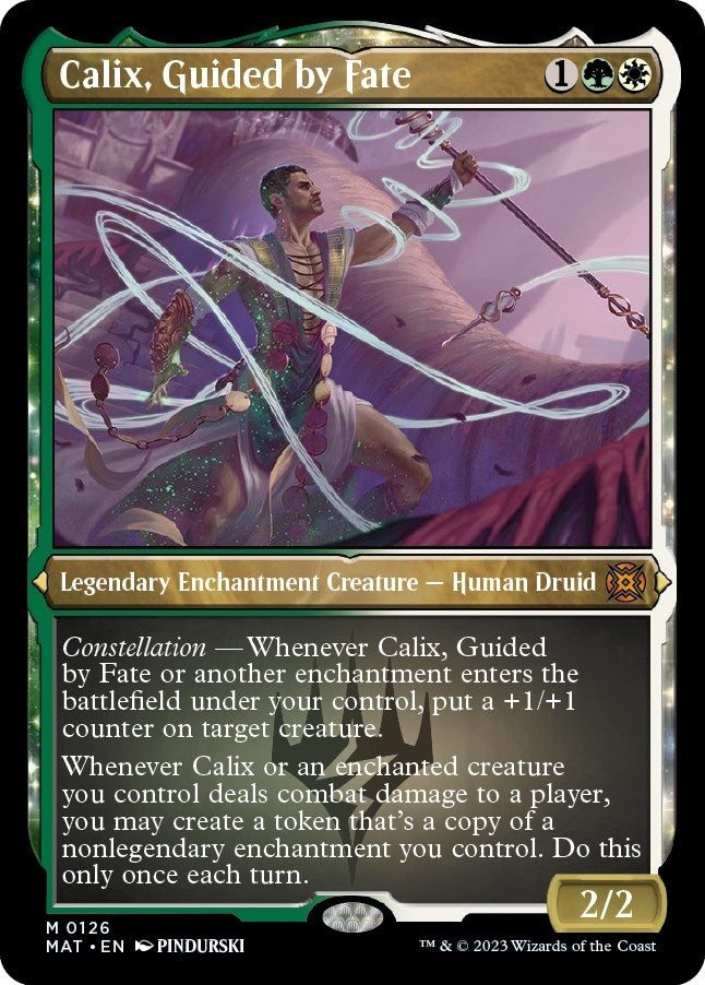 Image for Calix, Guided by Fate (Foil Etched) (126) [March of the Machine: The Aftermath]