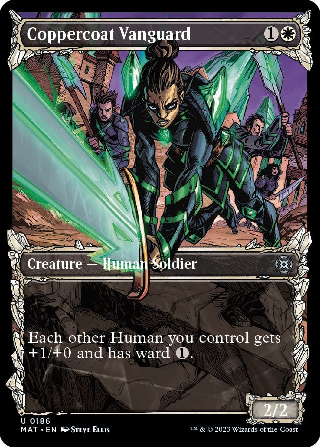 Image for Coppercoat Vanguard (Halo Foil) (186) [March of the Machine: The Aftermath]