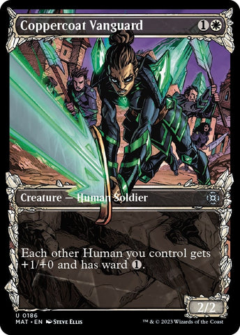 Image for Coppercoat Vanguard (Halo Foil) (186) [March of the Machine: The Aftermath]