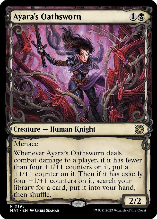 Image for Ayara's Oathsworn (Halo Foil) (195) [March of the Machine: The Aftermath]