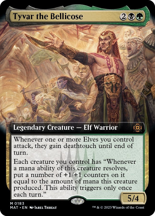 Image for Tyvar the Bellicose (Extended Art) (183) [March of the Machine: The Aftermath]