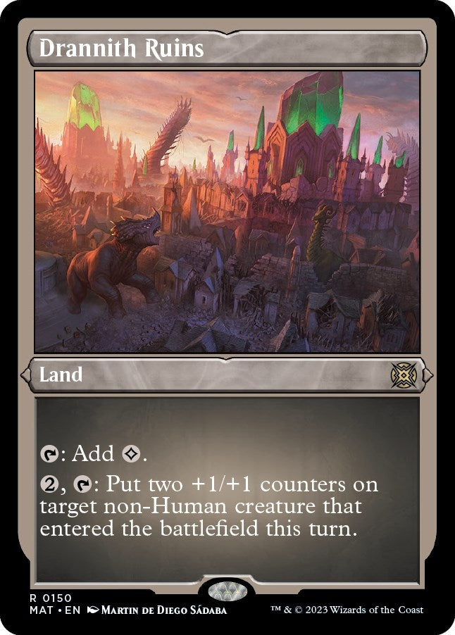 Image for Drannith Ruins (Foil Etched) (150) [March of the Machine: The Aftermath]
