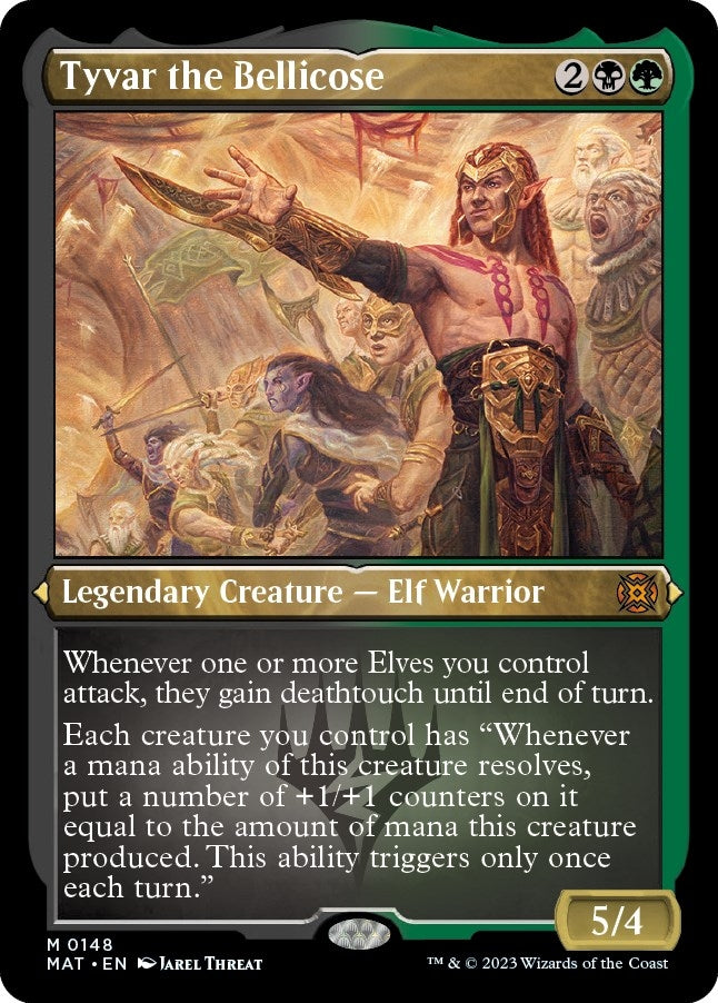 Image for Tyvar the Bellicose (Foil Etched) (148) [March of the Machine: The Aftermath]