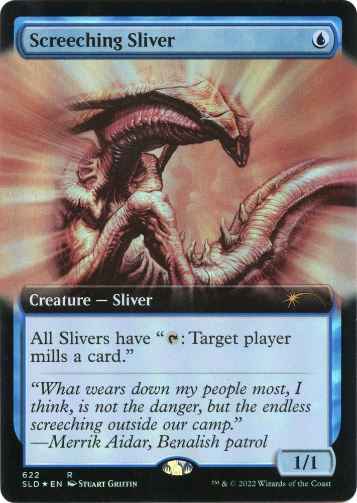 Image for Screeching Sliver (Extended Art) (622) [Secret Lair Drop Series]