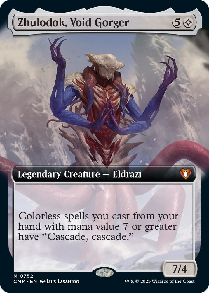 Image for Zhulodok, Void Gorger (Extended Art) (752) [Commander Masters]