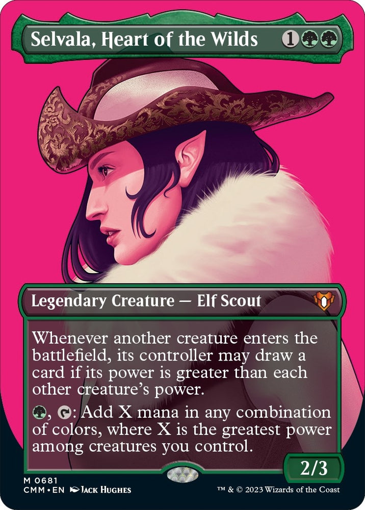 Image for Selvala, Heart of the Wilds (Borderless) (681) [Commander Masters]