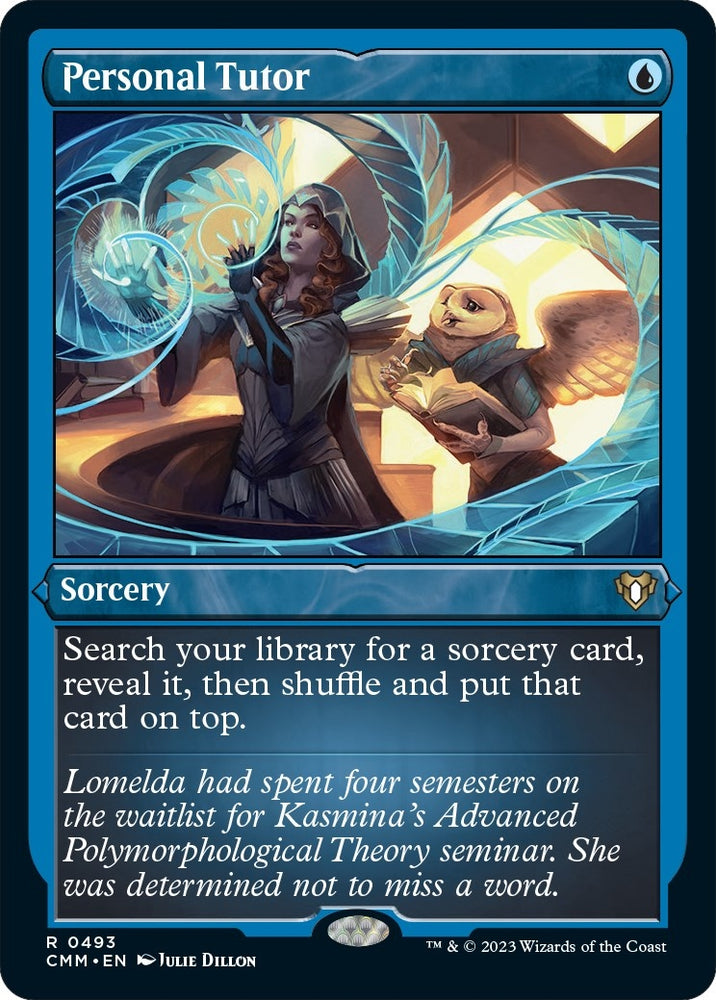 Image for Personal Tutor (Foil Etched) (493) [Commander Masters]
