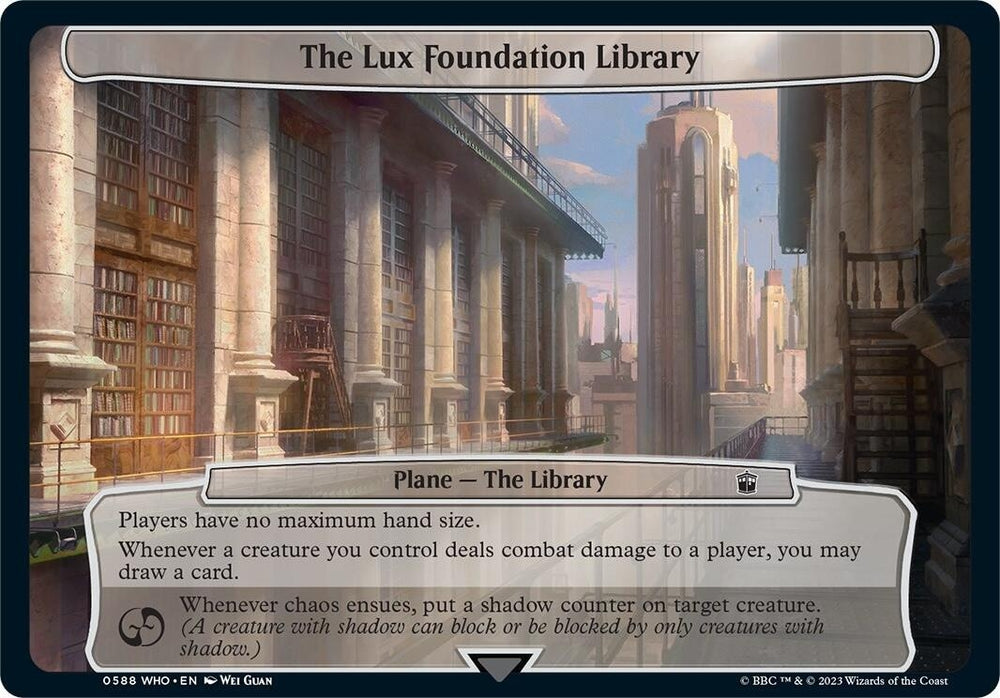 Image for The Lux Foundation Library (588) [Planechase: Universes Beyond: Doctor Who]