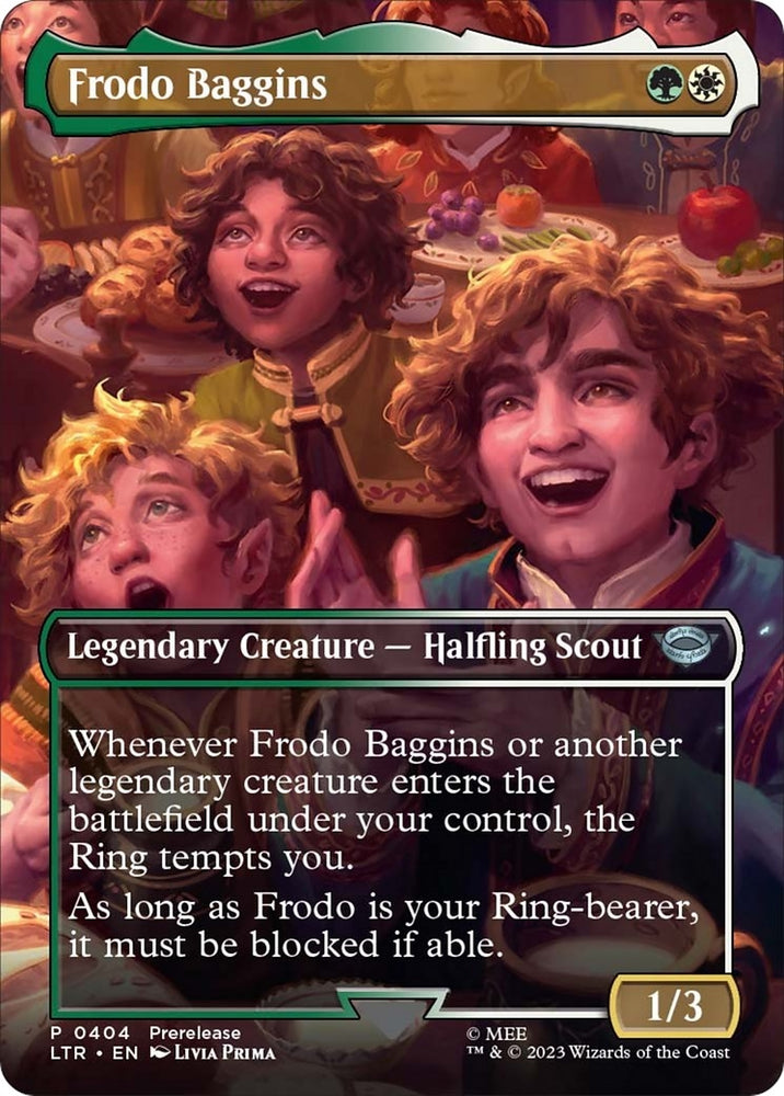 Image for Frodo Baggins (Borderless) (404) [Universes Beyond: The Lord of the Rings: Tales of Middle-earth]
