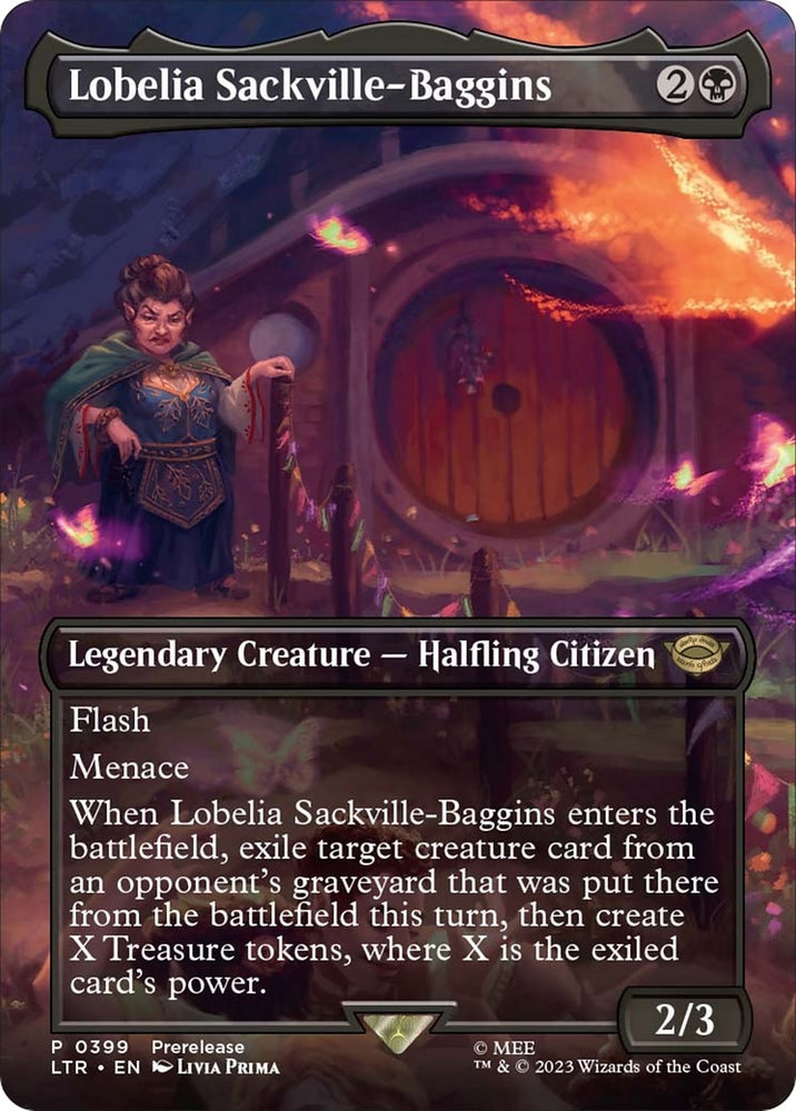 Image for Lobelia Sackville-Baggins (Borderless) (399) [Universes Beyond: The Lord of the Rings: Tales of Middle-earth]
